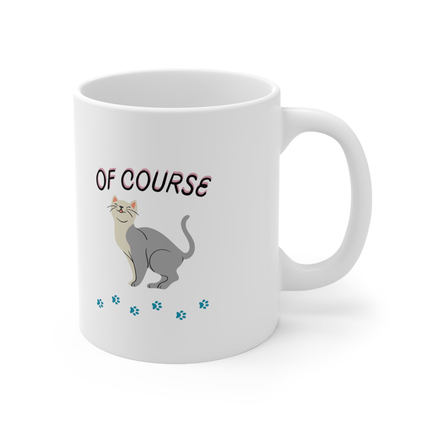 A Speaking-the-Truth Cat Lady Coffee Mug With "My Best Friends Are All Feline" Slogan, Great Cat Mom Gift,Ceramic, 11oz