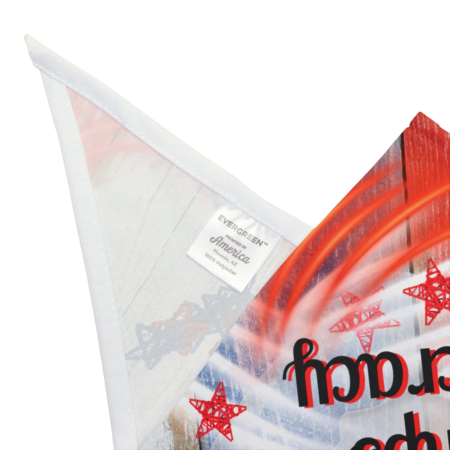 Patriotic Pet Bandana With Positive "Democracy trumps Autocracy" Slogan, Red White And Blue Pro-Democracy Gift For Dog Moms