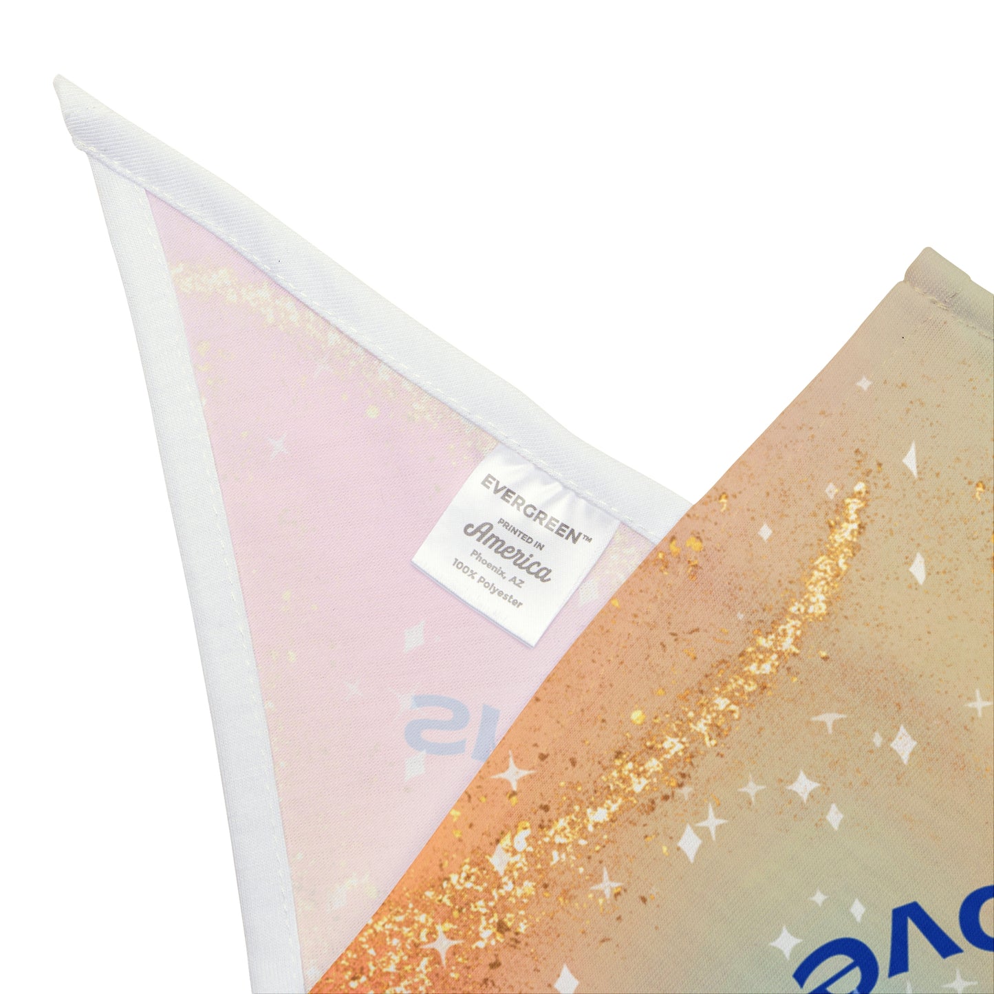 Cute "Awesome-Fabulous-Beloved" Pet Bandana, Orange Pink Style, Cat Lady Dog Mom Gift, Pet Accessory