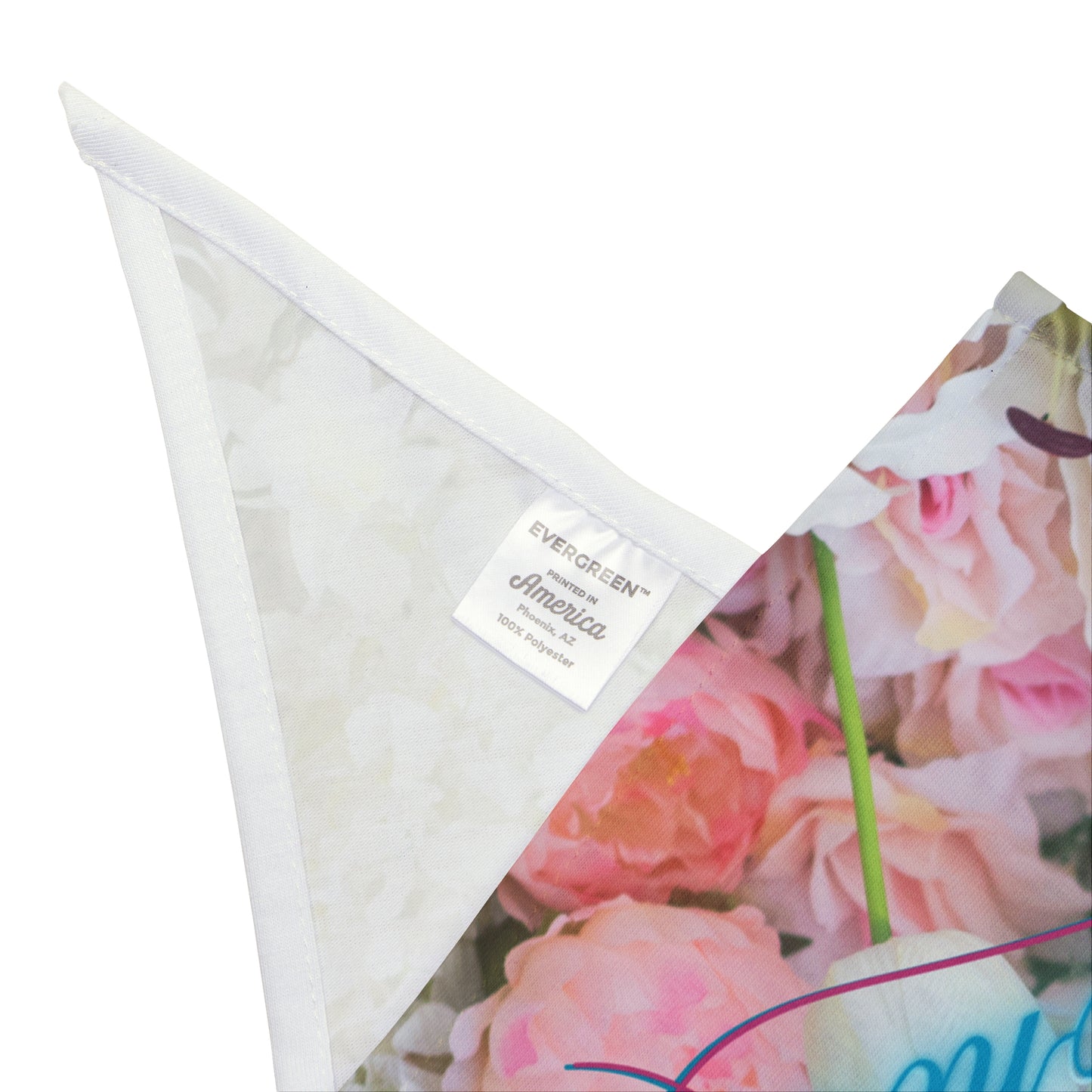 Bridal Pet Bandana with Floral Pastel "Maid of Honor" Design, Engagement Wedding Parties, Pet Lover Bride, Groom Dog Cat Mom Gift