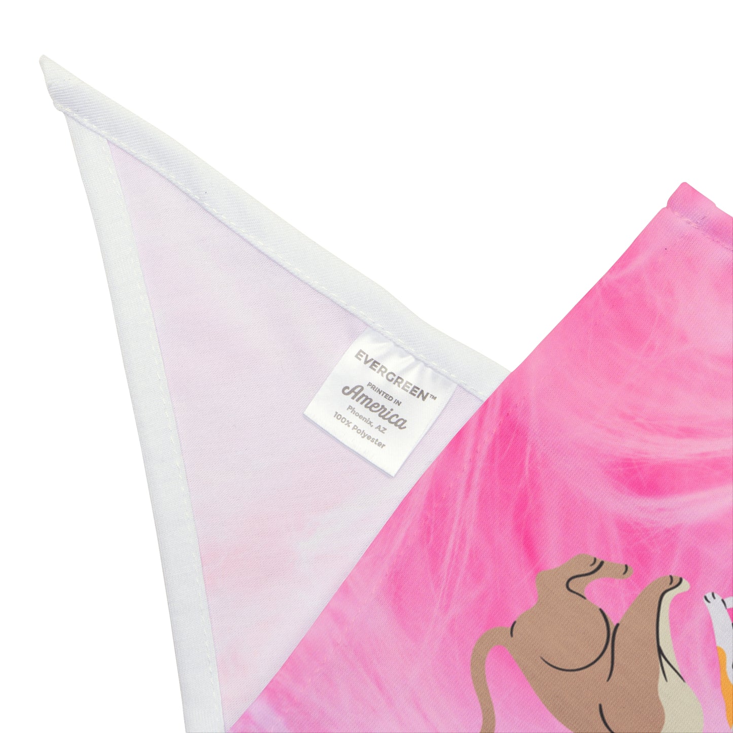 Hot Pink "Every day is Caturday" Party Pet Bandana, Animal Lover Dog Cat Mom Gift