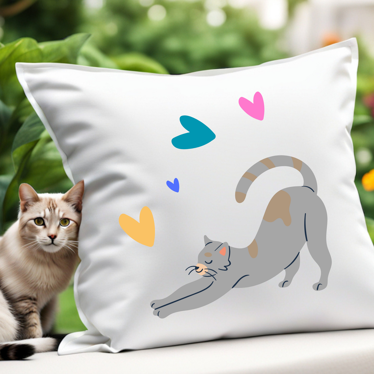 Pink "Every day is Caturday" CatLady Canvas Tote, Pretty & Practical Pet Lover Cat Lady Gift, Birthday Christmas Mom Gift