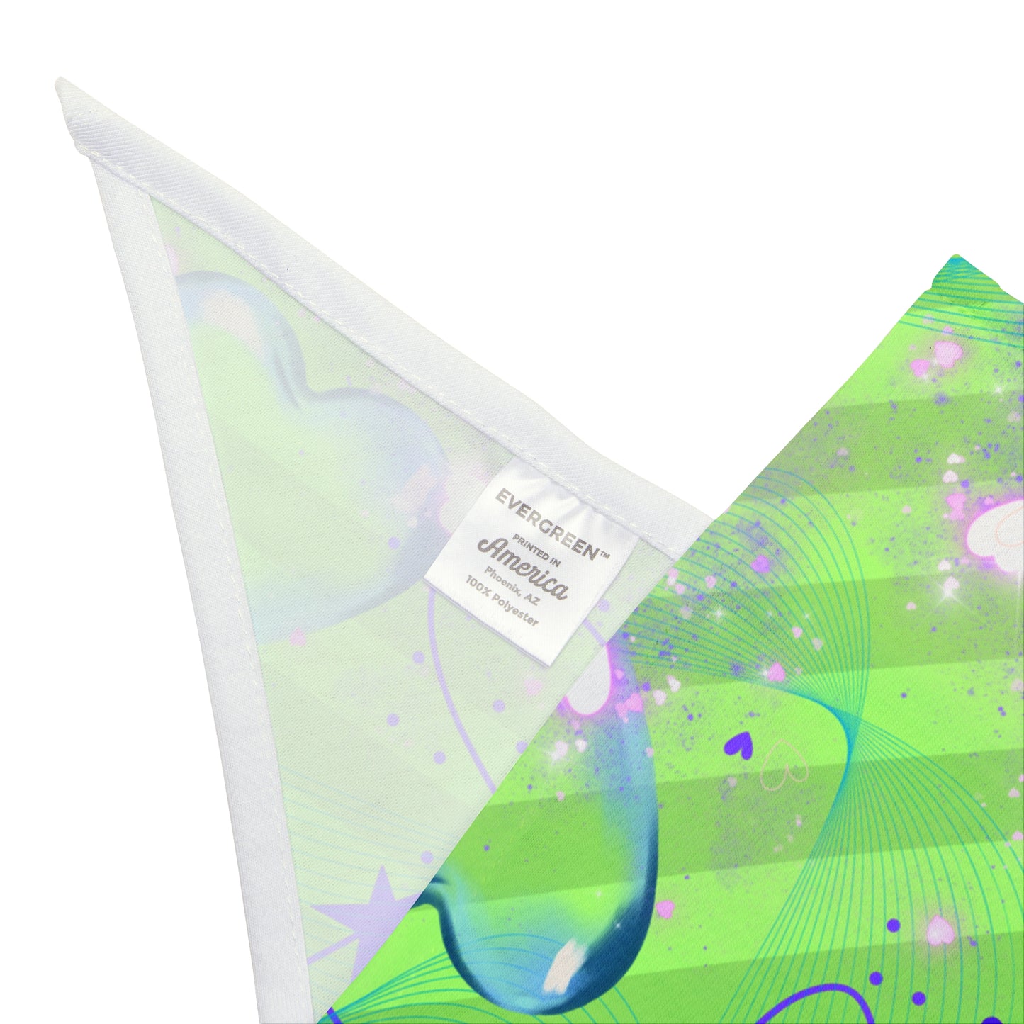 Bright Neon Green Pet Bandana with Fun "I'm a Magical Mutt" Design, Doggy Daycare and Special Occasion Pet Accessory, Pet Lover Dog Mom Gift