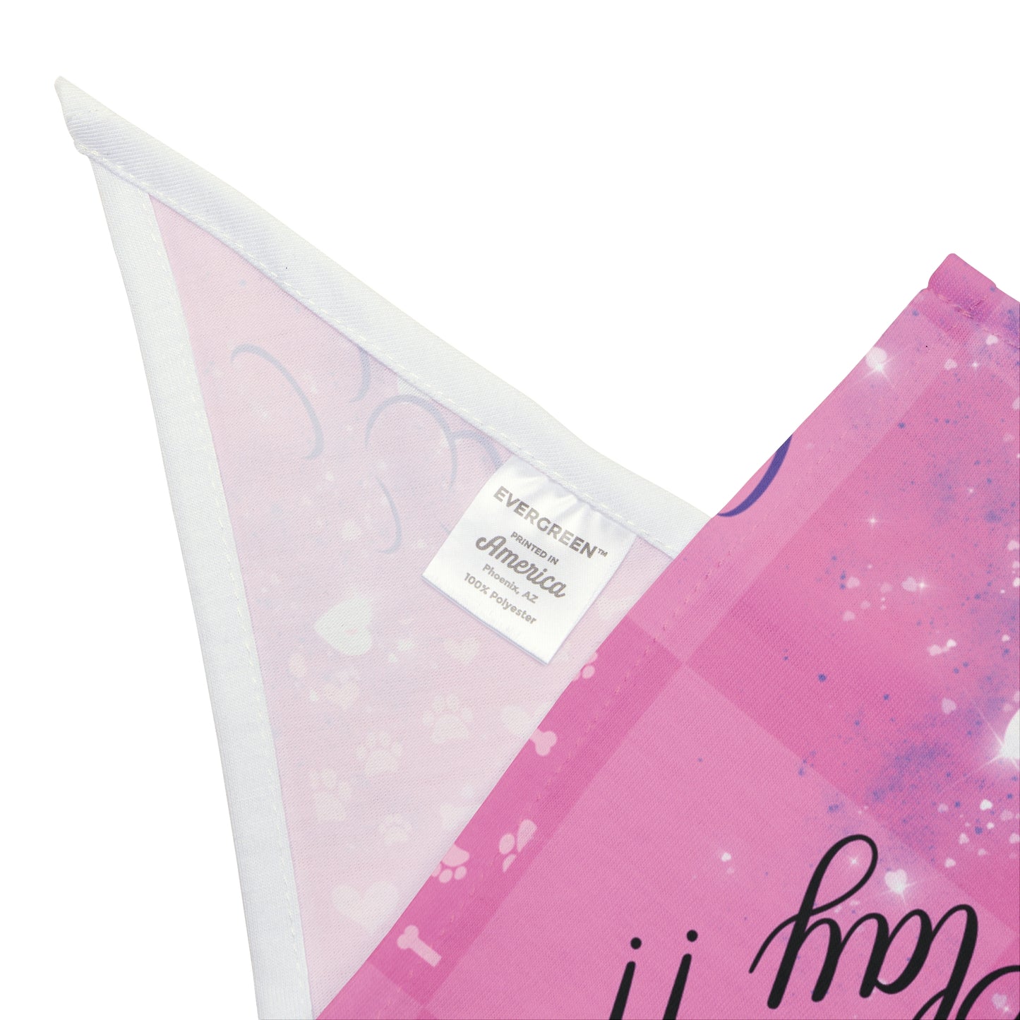 Pink Argyle Customizable Pet Bandana, Add Your Dog's Name for a Personalized "Life of the Party, Let's Play" Pet Accessory, Perfect Pet Lover Dog Mom Gift